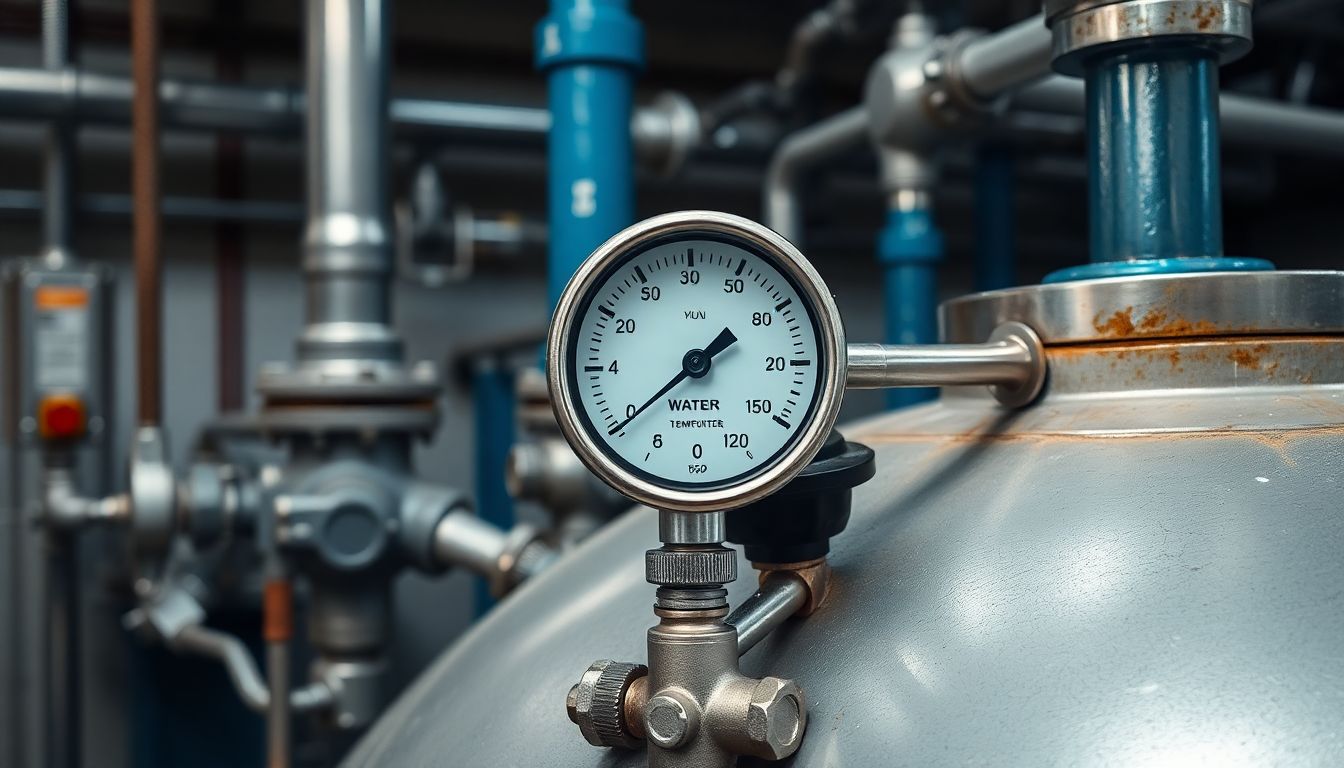 Medidor de Temperatura Agua