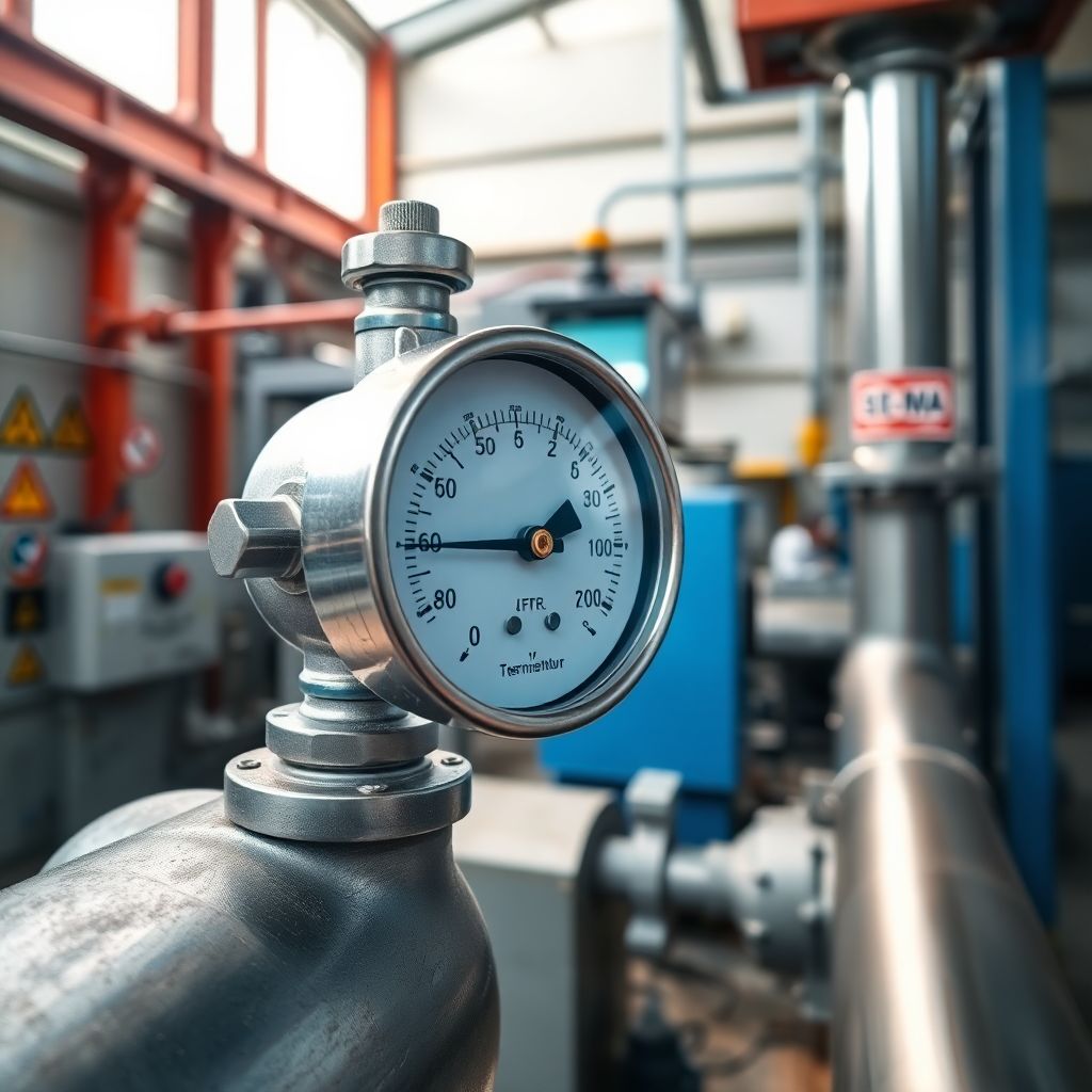 Medidor de Temperatura Industrial